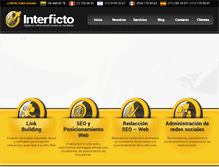 Tablet Screenshot of interficto.com